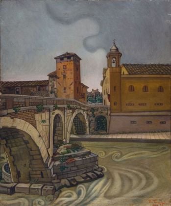 Benvenuto Ferrazzi, Ponte Quattro Capi, 1944. Photo Laura Moreschini