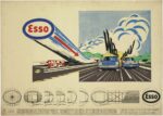 Concorso nazionale per il progetto di una stazione di servizio della ESSO (1° premio), 1970-71. Vittorio De Feo con F. Aggarbati, C. Saggioro, A. Vigni Andrea. Fondo Vittorio De Feo