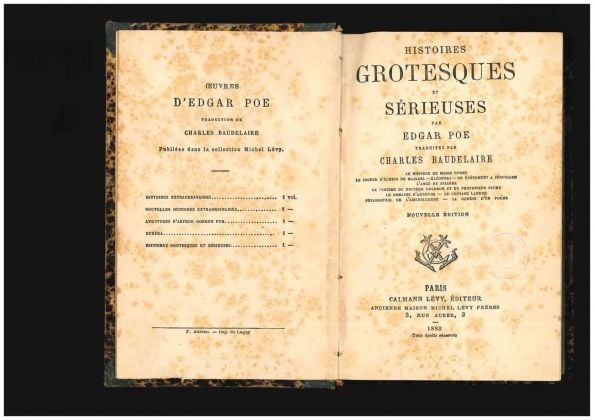 Edgar Allan Poe, Histoires Grotesques, 1883, traduzione di Charles Baudelaire