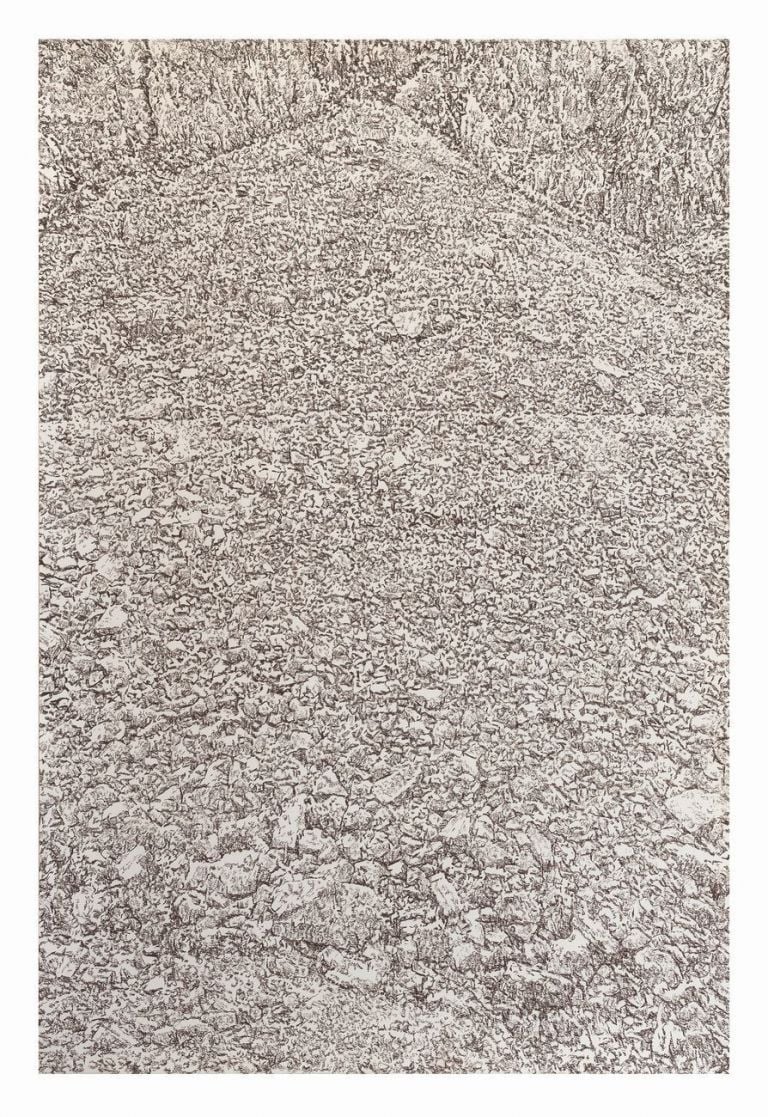 Elisabeth Scherffig, Senza titolo, 2017, pastello su carta Arches, 133 x 92 cm