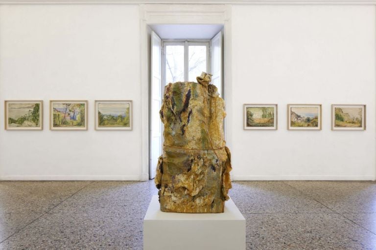 Fausto Melotti. Zoagli. Exhibition view at Galleria Christian Stein, Milano 2021. Courtesy Fondazione Fausto Melotti e Galleria Christian Stein, Milano. Photo Agostino Osio