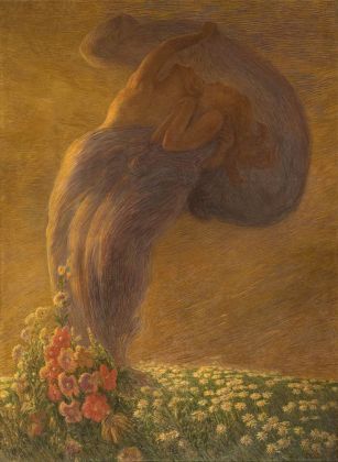 Gaetano Previati, Il sogno, 1912. Svizzera, Collezione privata