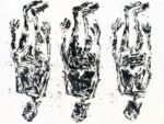 Georg Baselitz, Surrealismus die Filzlüge, 2020, olio su tela, 300x400 cm © Georg Baselitz 2021. Photo Jochen Littkemann, Berlino. Courtesy Gagosian