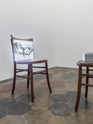 Gernot Wieland. ...like ink in milk. Exhibition view at Quartz Studio, Torino 2021