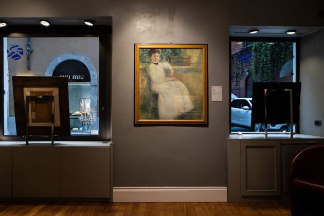 Giacomo Balla. Dal primo autoritratto alle ultime rose. Exhibition view at Galleria Russo, Roma 2021