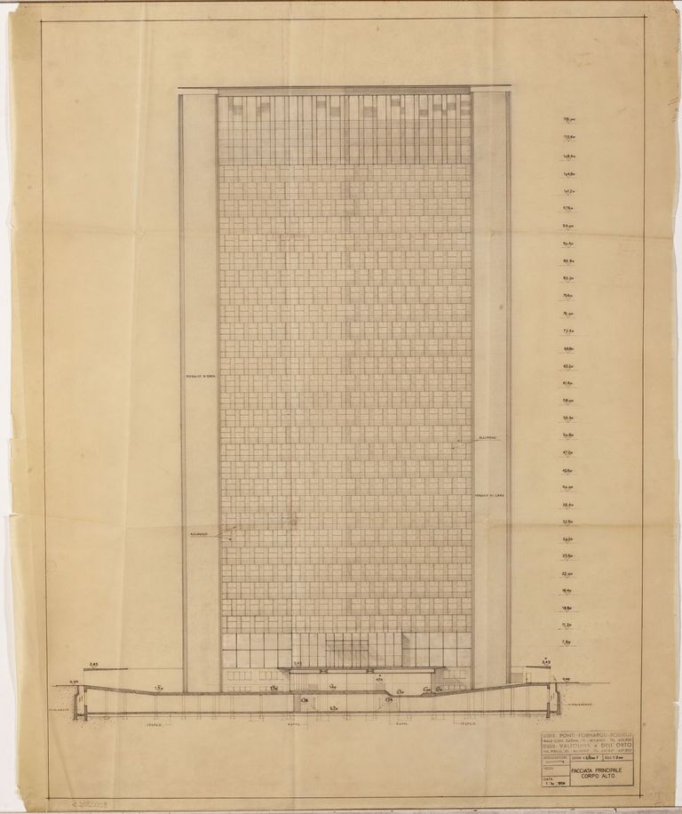 Grattacielo Pirelli, Milano, 1956-60 Gio Ponti. Fondo Gio Ponti