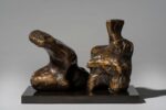 Henry Moore, Maquette for Two Piece Reclining Figure No. 1, 1959. Photo Jaron James