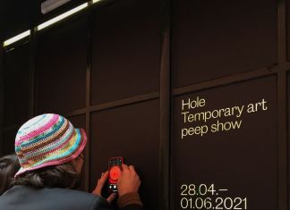 Hole. Temporary art peep show. Adiacenze, Bologna 2021