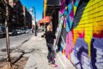 La street artist Vexta di New York ph. Francesca Magnani