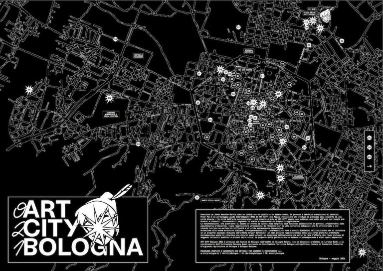 Marco Casella & Filippo Tappi, Mappa per Art City Bologna, 2021. Courtesy Art City