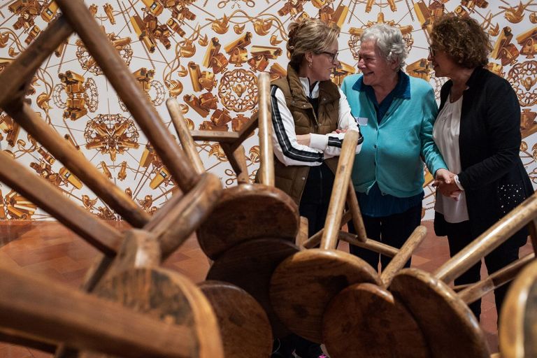 Musei Toscani per l'Alzheimer. Firenze Palazzo Strozzi Foto scattata prima dell'emergenza Covid