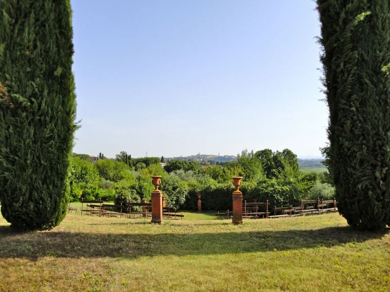 Piero Porcinai, Giardino di Villa L’Apparita, teatrino all’aperto, Siena, 1965 70. Courtesy Paola Porcinai