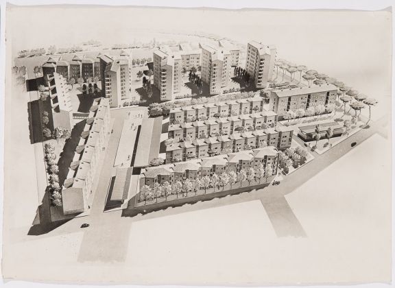 Progettazione e realizzazione del quartiere Valco San Paolo, Ina Casa, Roma, 1949–52, Saverio Muratori Mario De Renzi. Fondo Saverio Muratori