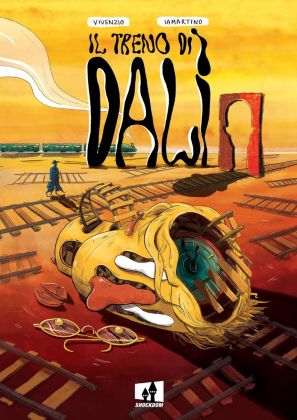 Salvatore Vivenzio & Fabio Iamartino – Il treno di Dalí (Shockdom, Milano 2021). Copertina