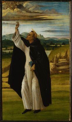 Sandro Botticelli, San Domenico benedicente, 1498 1505. San Pietroburgo, Hermitage