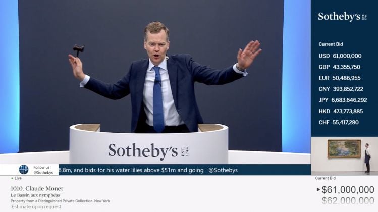 Sothebys Monet battuto a 61 milioni di dollari