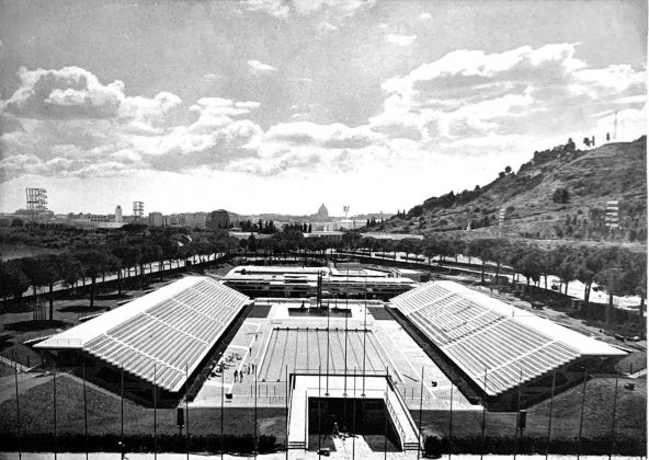 Stadio del Nuoto, Parco del Foro Italico. Fondo Archivio Storico CONI