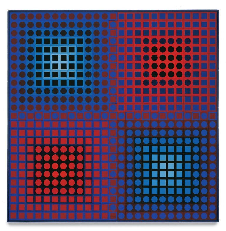 Victor Vasarely, EG-I, 1967. Collezione Würth © VG Bild-Kunst, Bonn 2021