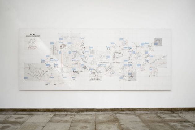 oræ – Experiences on the Border. Installation view at Swiss Pavilion at the 17th International Architecture Exhibition - La Biennale di Venezia, Photo Keystone - Gaëtan Bally © Mounir Ayoub, Vanessa Lacaille, Fabrice Aragno and Pierre Szczepski