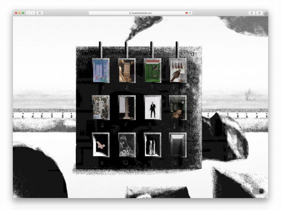www.ritualsofsolitude.com homepage © Unfolding Pavilion – Giovanni Benedetti – hund.studio