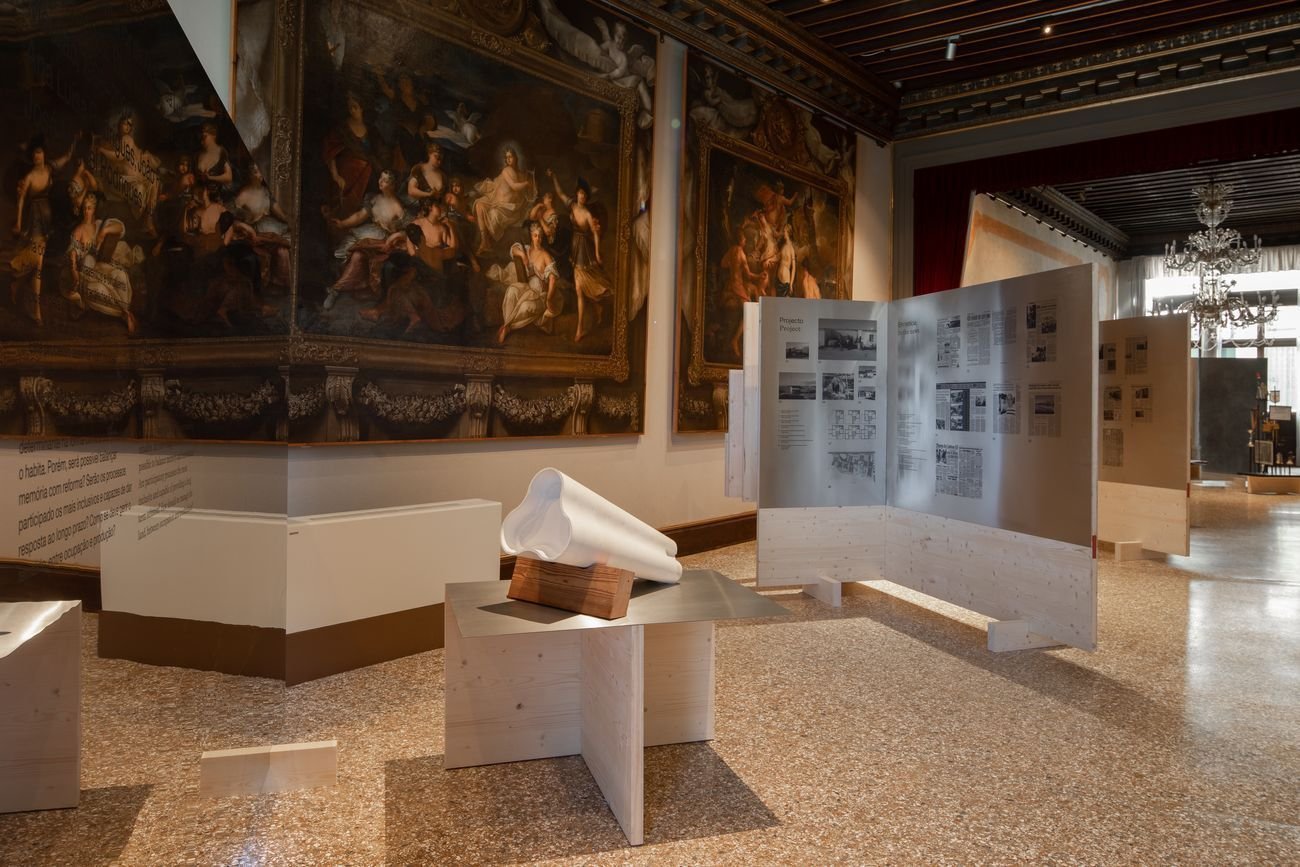 17. Mostra Internazionale di Architettura. Padiglione del Portogallo. In Conflict. Palazzo Giustinian Lolin, Venezia 2021. Photo © José Campos
