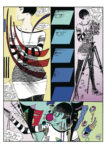 Tavola tratta dalla storia "Il falso Kandinsky" del 1991, colorata da Archivio Crepax