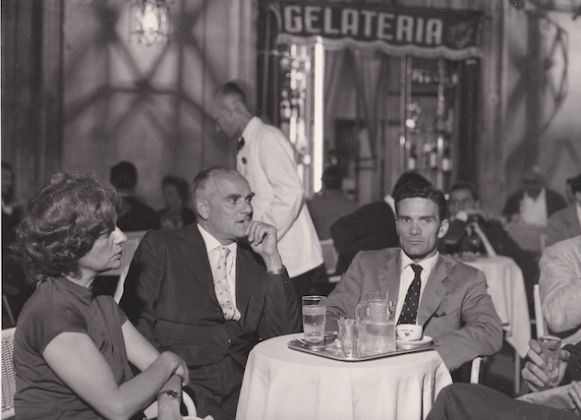 Agenzia Dufoto Pasolini Alberto Moravia ed Elsa Morante a Roma nel 1962_Courtesy Collezione Giuseppe Garrera