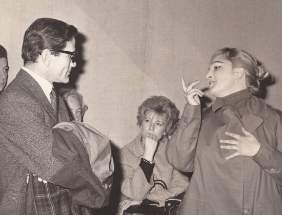 Agenzia fotografica PIALEX Pasolini, Dacia Maraini e Alberto Moravia a Roma dicembre 1963_Courtesy Collezione Giuseppe Garrera