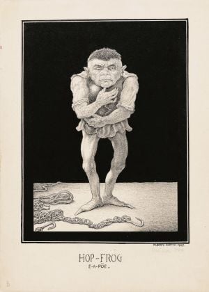 Alberto Martini, Hop Frog, illustrazione per i Racconti di Edgar Allan Poe, 1907. Courtesy Galleria Carlo Virgilio