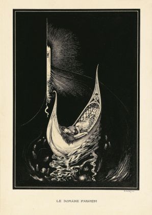 Alberto Martini, Le domaine d’Arnheim, illustrazione per i Racconti di Edgar Allan Poe, 1907. Courtesy Galleria Carlo Virgilio