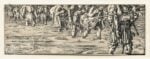 Alberto Martini, Truppe al guado, illustrazione per La secchia rapita di Alessandro Tassoni, 1896. Courtesy Galleria Carlo Virgilio
