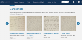 Archivio di Franz Kafka online