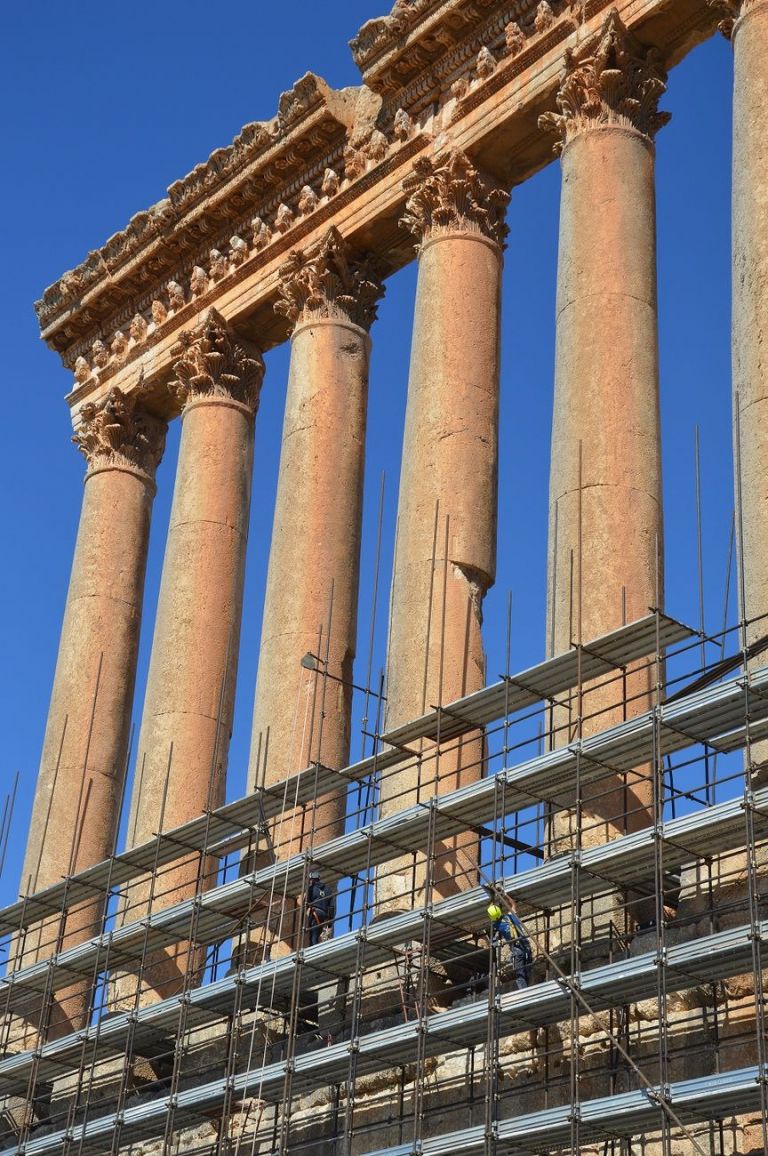 Baalbeck Colonne di Giove, per gentile concessione dell'Ambasciata d'Italia a Beirut