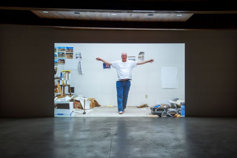 Bruce Nauman. Contrapposto Studies. Exhibition view at Punta della Dogana, Venezia 2021. Photo Irene Fanizza