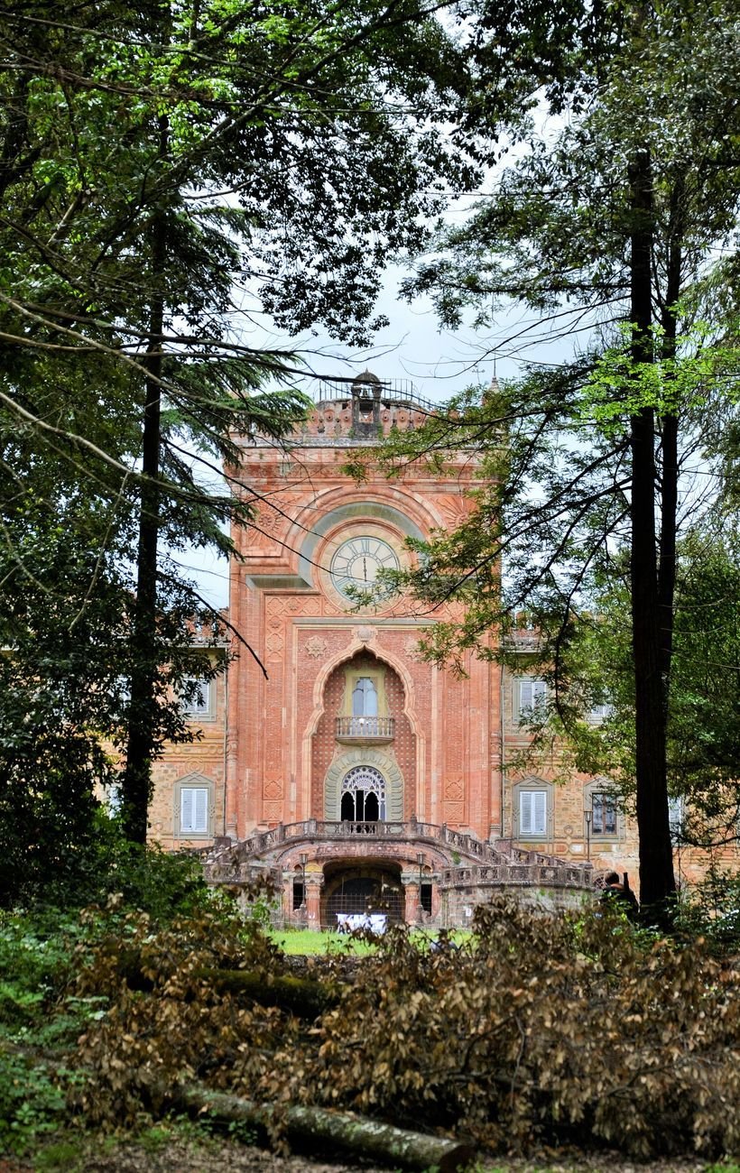 Castello di Sammezzano, 2021, vista dal parco