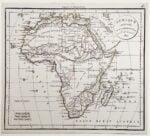 Delamarche map of Africa, 1829. Photo © Francesca Napoli