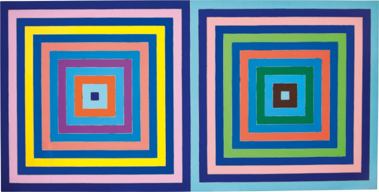 Frank Stella Untitled (Double Concentric Square) (1978) Courtesy of Sotheby's