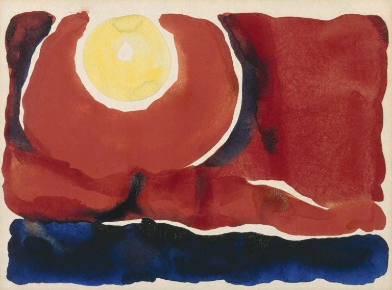 Georgia O'Keeffe Evening Star No. VI, 1917 Georgia O'Keeffe Museum © Georgia O’Keeffe Museum. VEGAP, Madrid, 2021