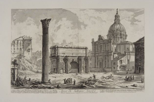 Giambattista Piranesi, Arco di Settimio Severo. Courtesy Fondazione Giorgio Cini