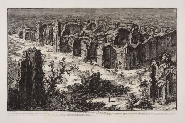Giambattista Piranesi, Terme di Caracalla. Courtesy Fondazione Giorgio Cini