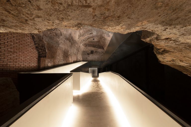 Il nuovo ingresso della Sala Ottagona della Domus Aurea progettato da Stefano Boeri Architetti ph. Lorenzo Masotto