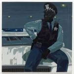 Kerry James Marshall, Untitled (policeman), 2015. Museum of Modern Art © Kerry James Marshall. Courtesy the artist & Jack Shainman Gallery, New York