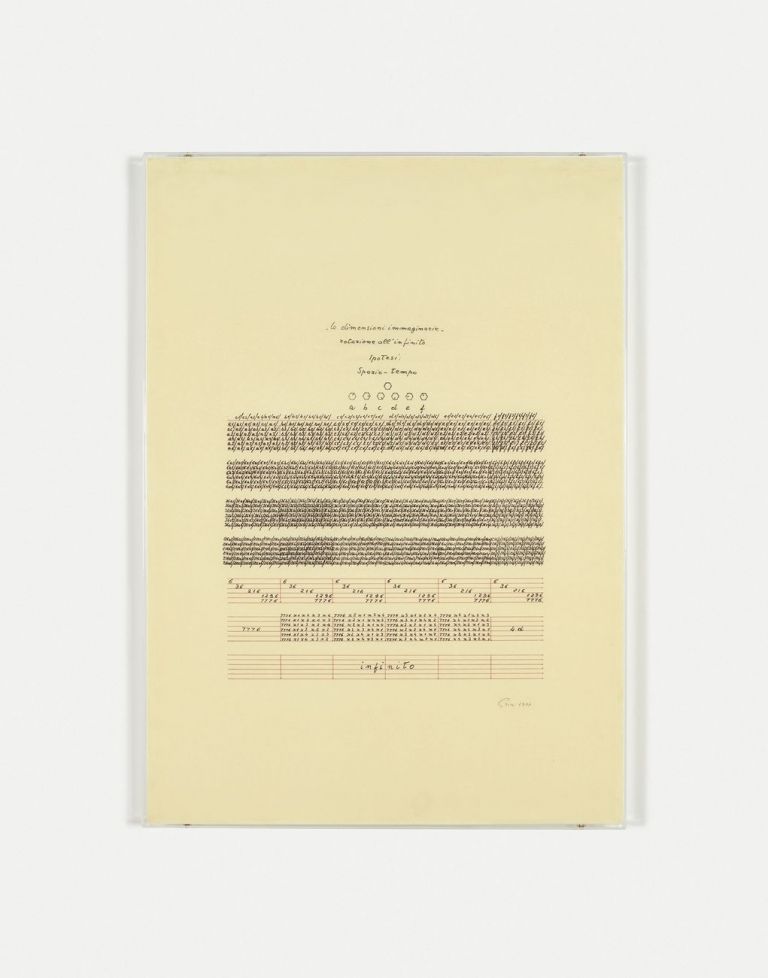 Laura Grisi, Le dimensioni immaginarie rotazione all'infinito. Ipotesi Spazio Tempo (particolare), 1977. Courtesy the Estate & P420, Bologna. Photo Carlo Favero