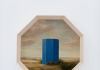 Marcello Nitti, Prism Landscape, 2021, olio su tavola, 37x37 cm. Courtesy of the artist