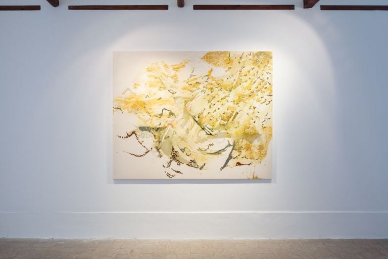 Marta Spagnoli, Discendente, 2021, olio su tela. Courtesy Galleria Continua © gerdastudio