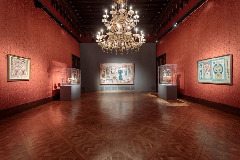 Massimo Campigli e gli Etruschi. Una pagana felicità. Exhibition view at ACP Palazzo Franchetti, Venezia 2021. Photo Francesco Allegretto