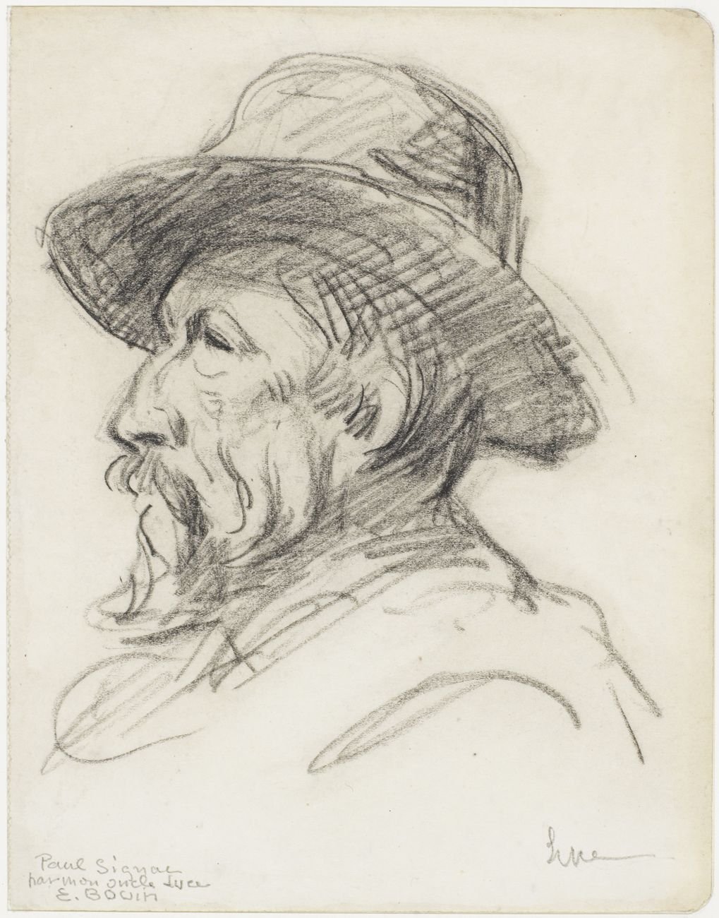 Maximilien Luce, Portrait de Paul Signac, 1925 ca. Collezione privata