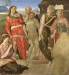 Michelangelo Buonarroti (attr.), Deposizione di Cristo nel sepolcro, 1500 01 ca., tempera su tavola, 161,7×149,9 cm. National Gallery, Londra