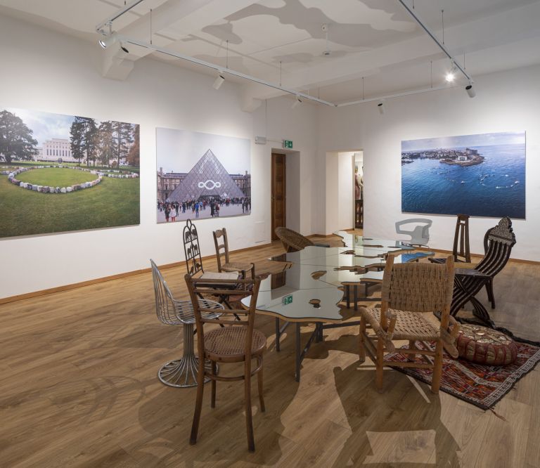 Michelangelo Pistoletto. Exhibition view at Museo Comunale d’Arte Moderna, Ascona 2021. Photo Alexandre Zveiger