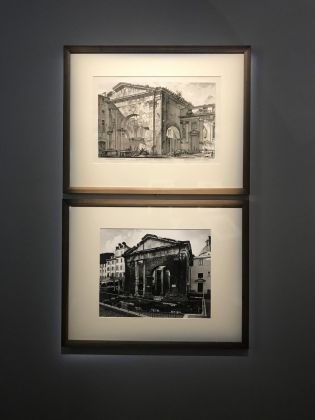 Piranesi Roma Basilico. Installation view at Galleria di Palazzo Cini, Venezia 2021